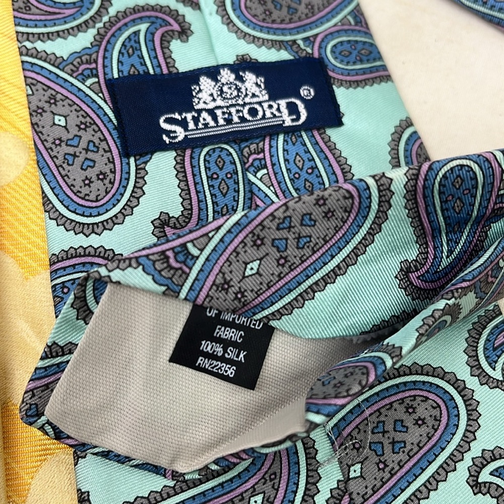 Two Patterned Silk Ties - image 5